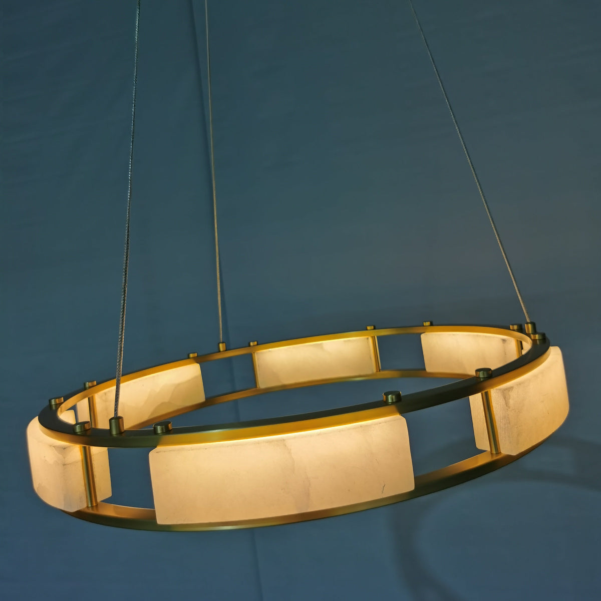 Floyd Alabaster Ring Chandelier Pendant Lamp
