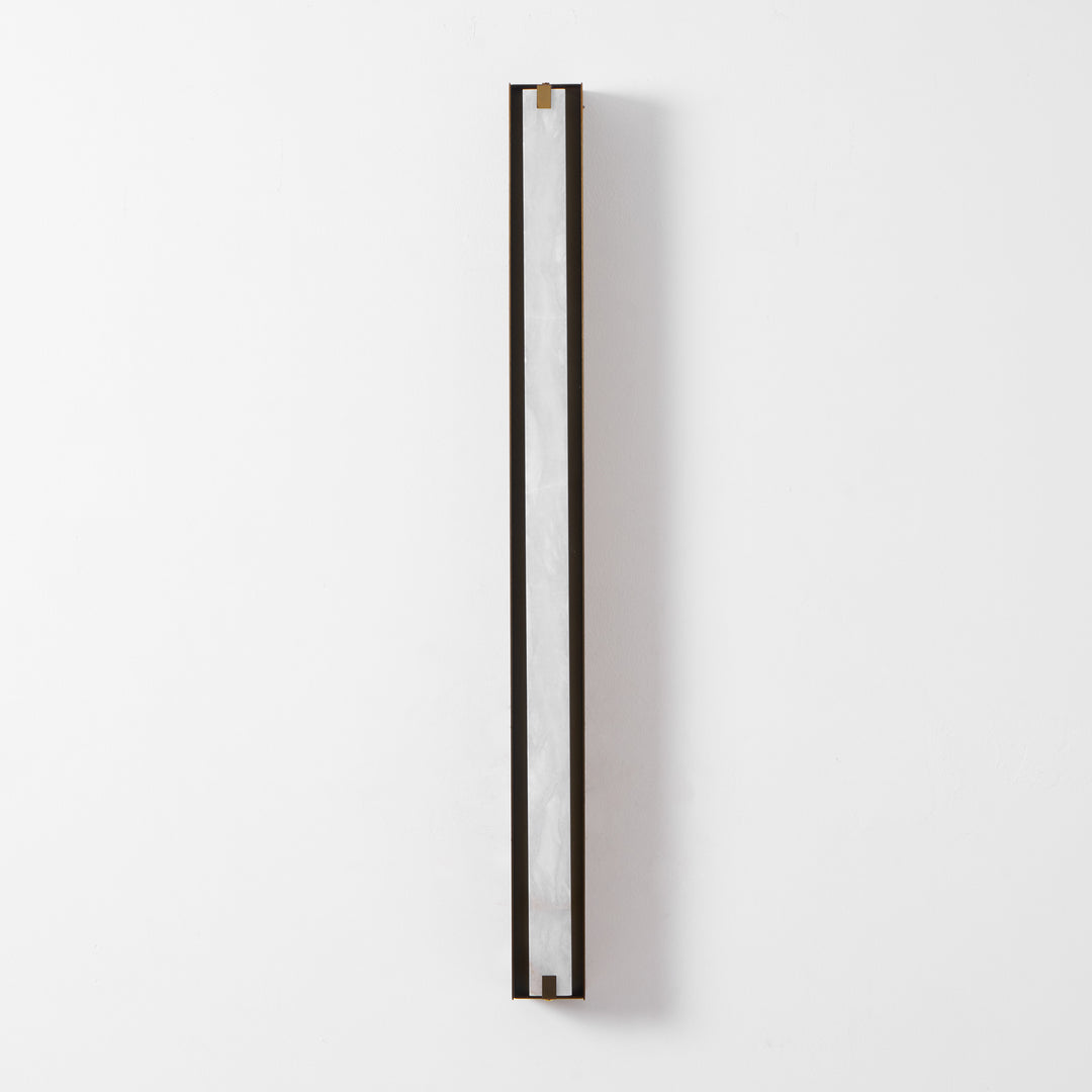 Ceris Alabaster Wall Sconce - Long