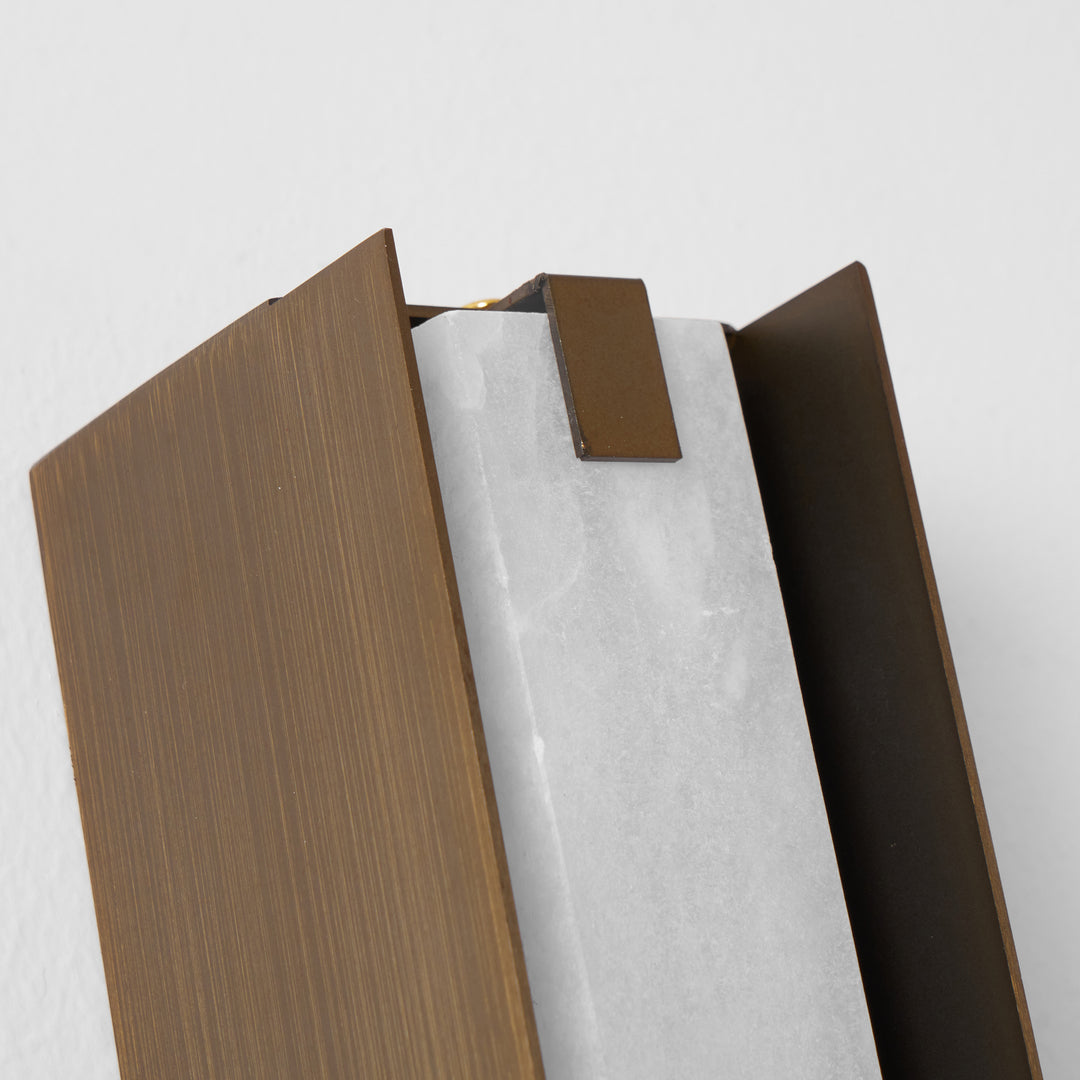 Ceris Alabaster Wall Sconce - Short