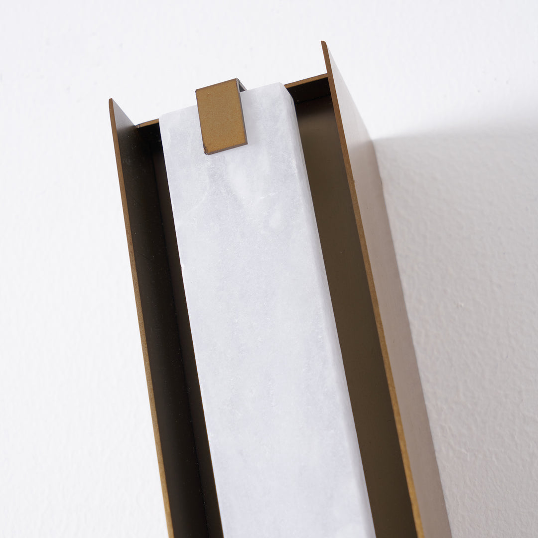 Ceris Alabaster Wall Sconce - Short