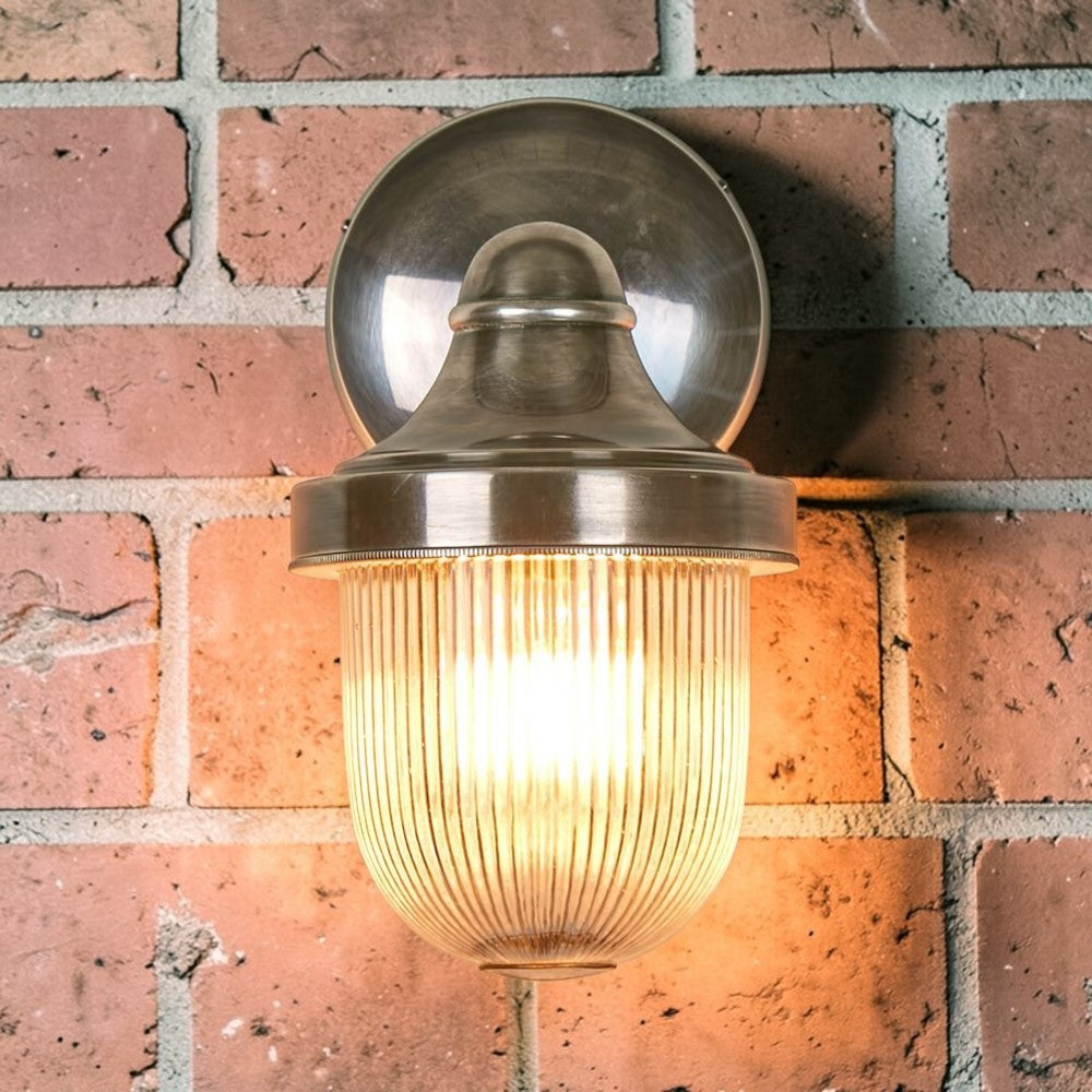 Jade Outdoor Wall Light Silver