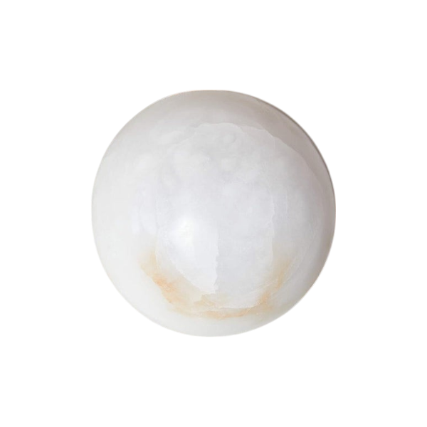 Jahna half-dome Alabaster Wall Lamp