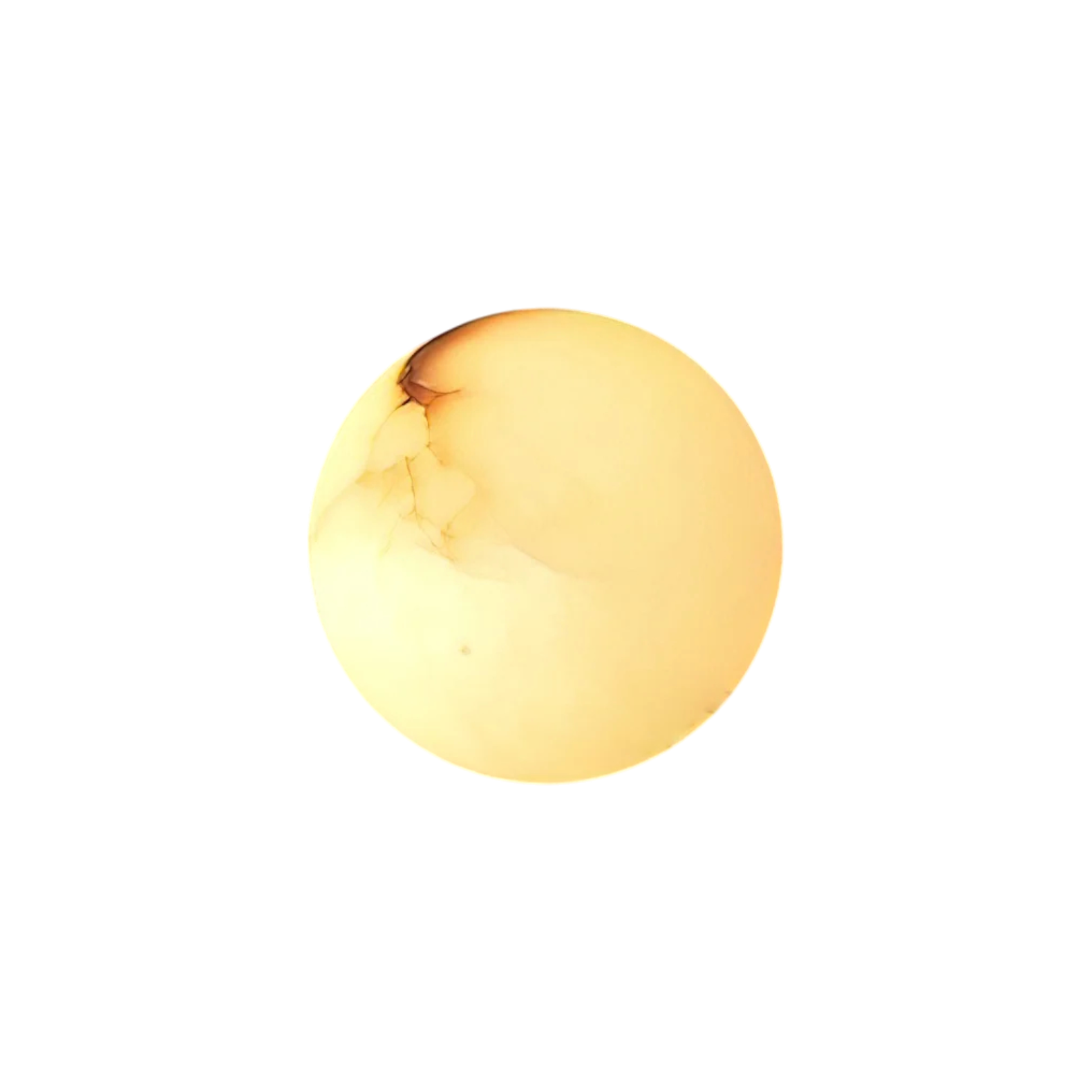 Jahna Small Round Orb Alabaster Ceiling Lamp