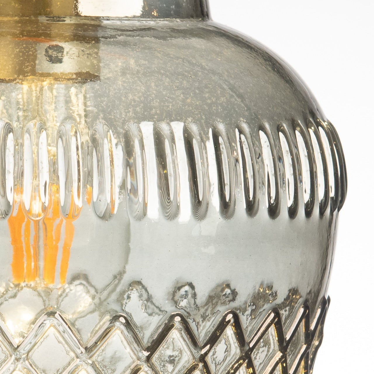 Zarz Crystal Smoke Glass Pendant Lamp