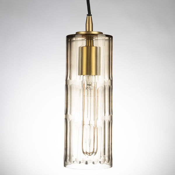 Eleanor Honeycomb Hand Cut Crystal Glass Pendant Lamp