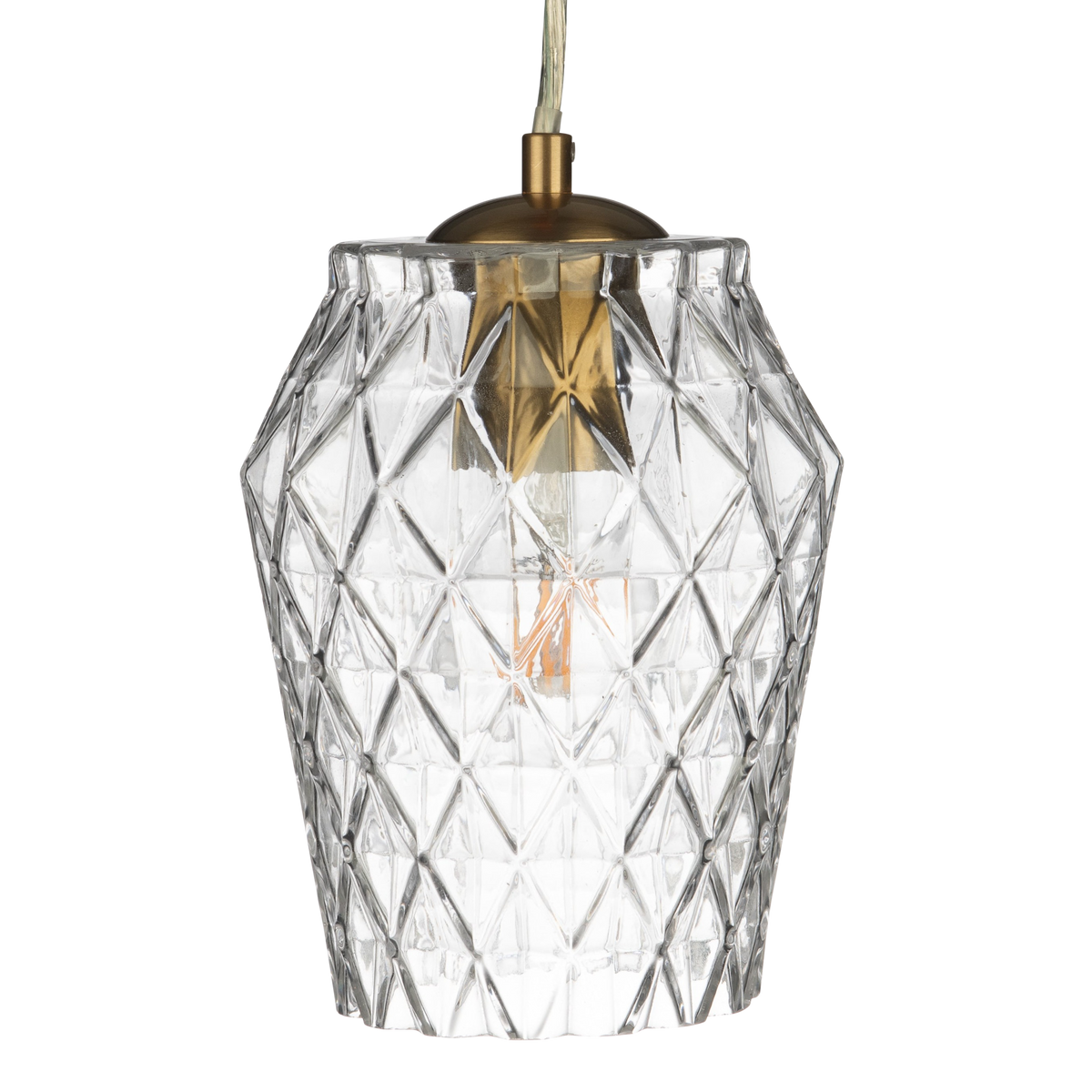 Krustallos '200' Pendant Clear Glass