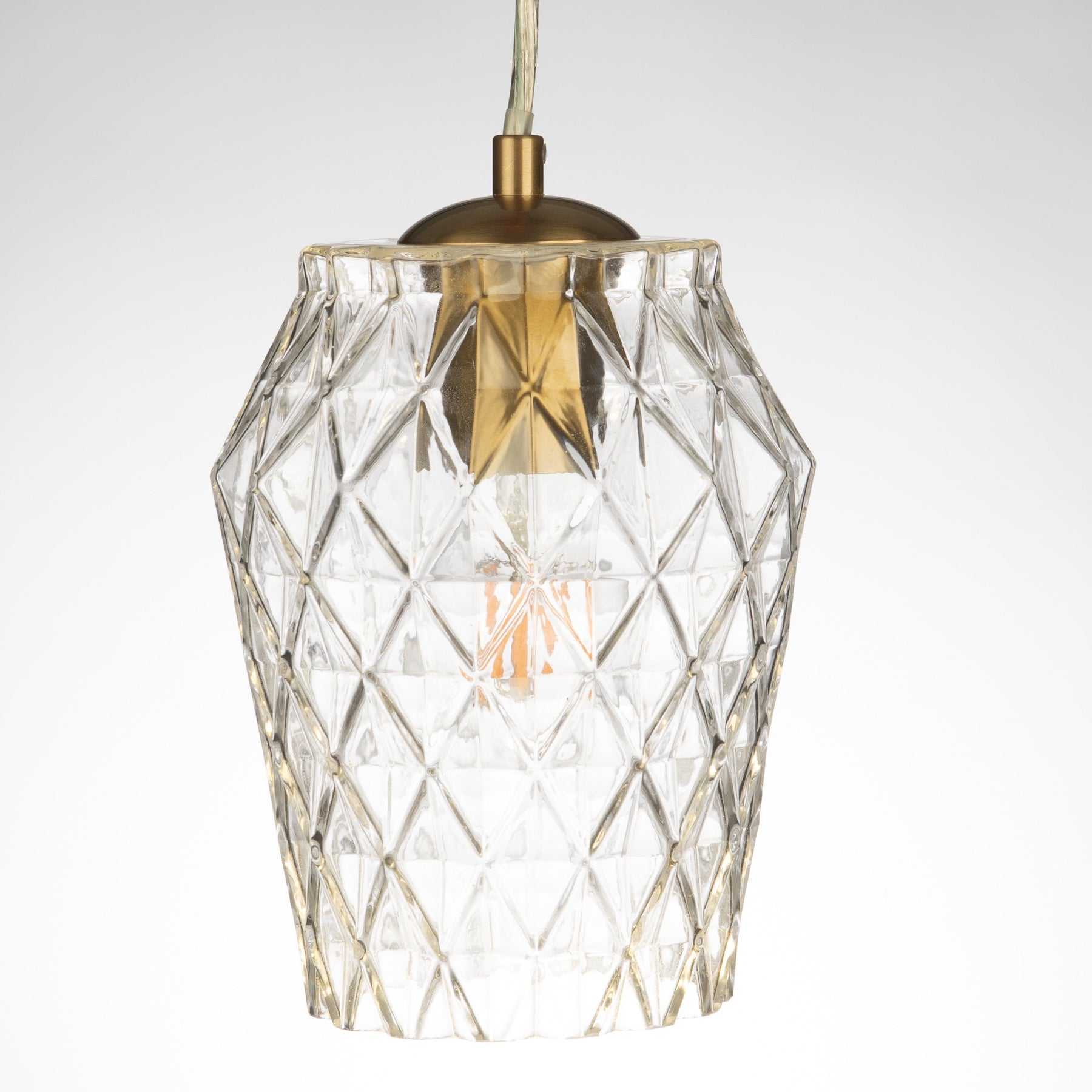 Krustallos '200' Pendant Clear Glass