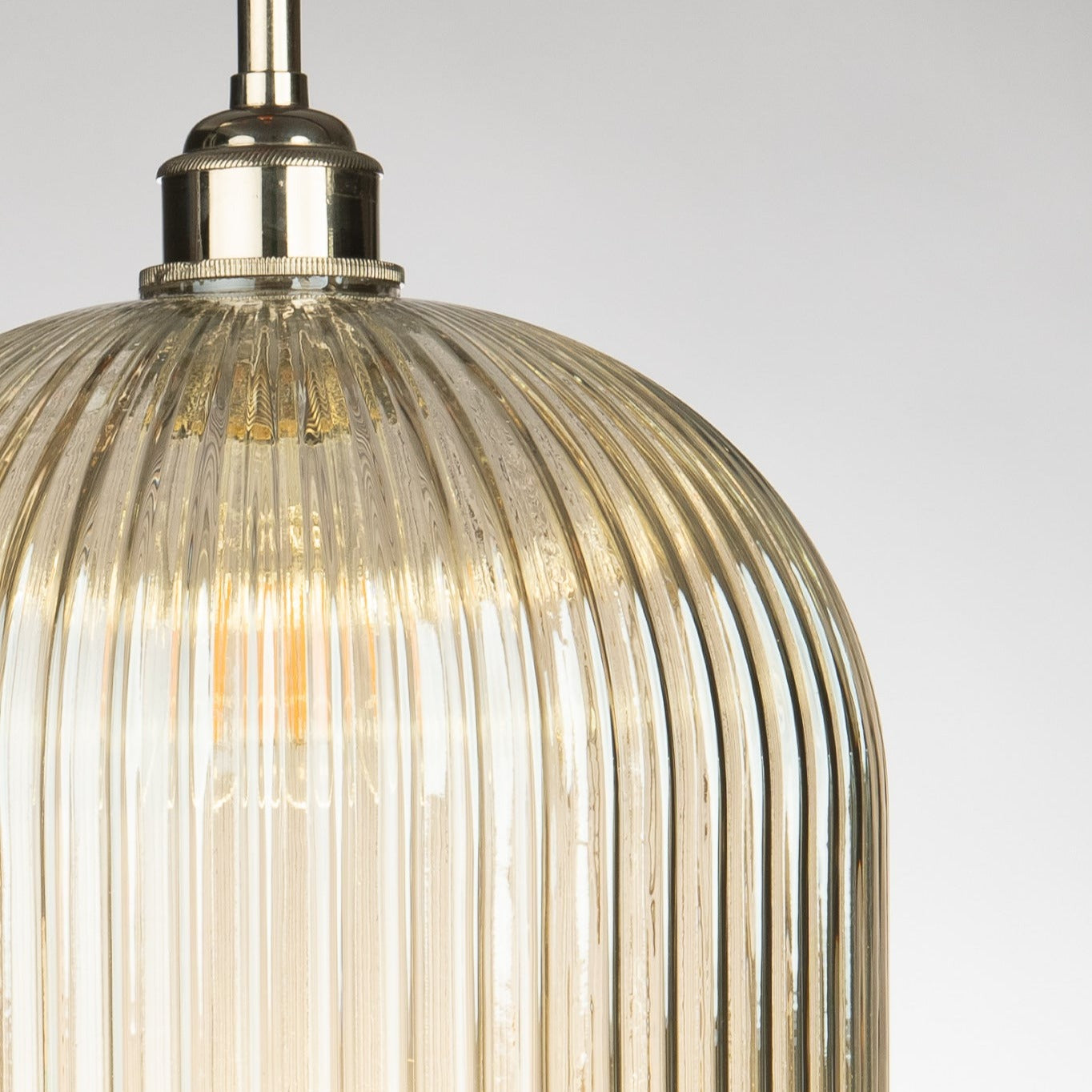 Reffro Rippled Champagne Glass Column Pendant Lamp