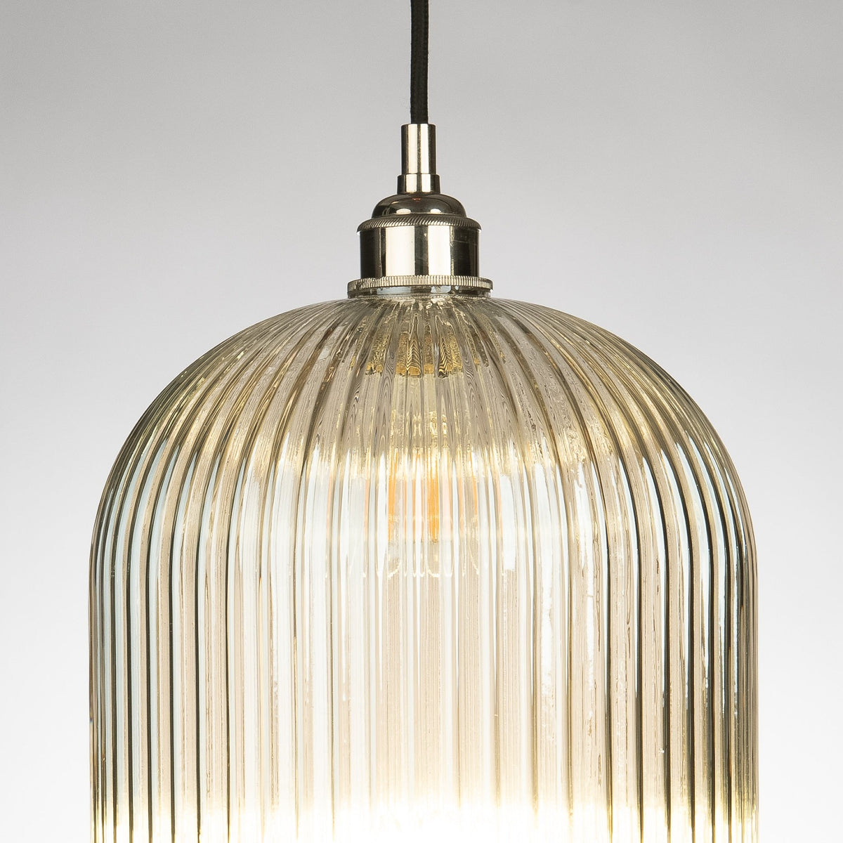 Reffro Rippled Champagne Glass Column Pendant Lamp
