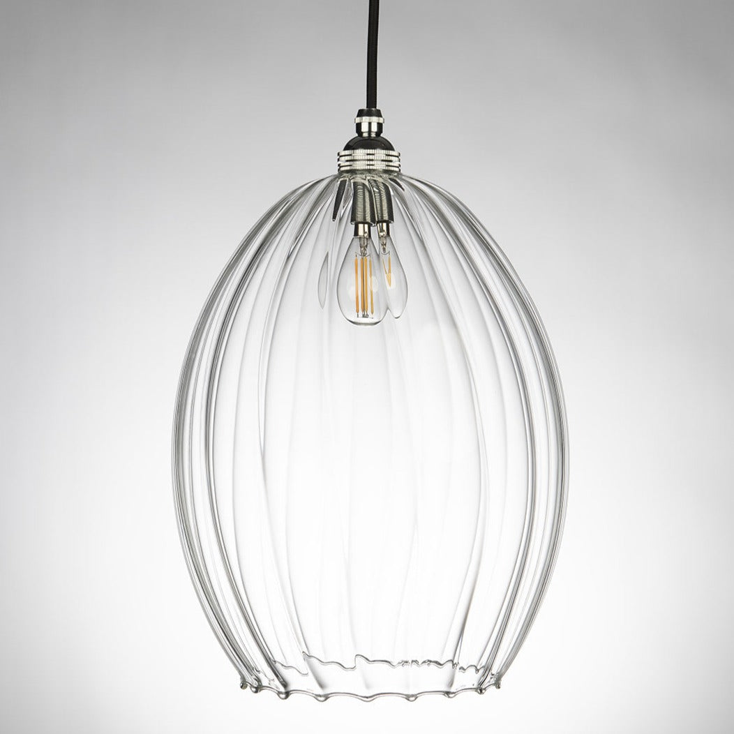 Adrian Clear Glass Pendant Lamp