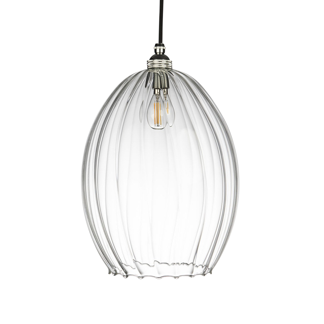 Adrian Clear Glass Pendant Lamp