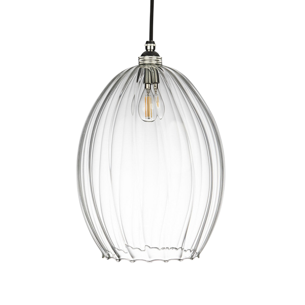 Adrian Clear Glass Pendant Lamp