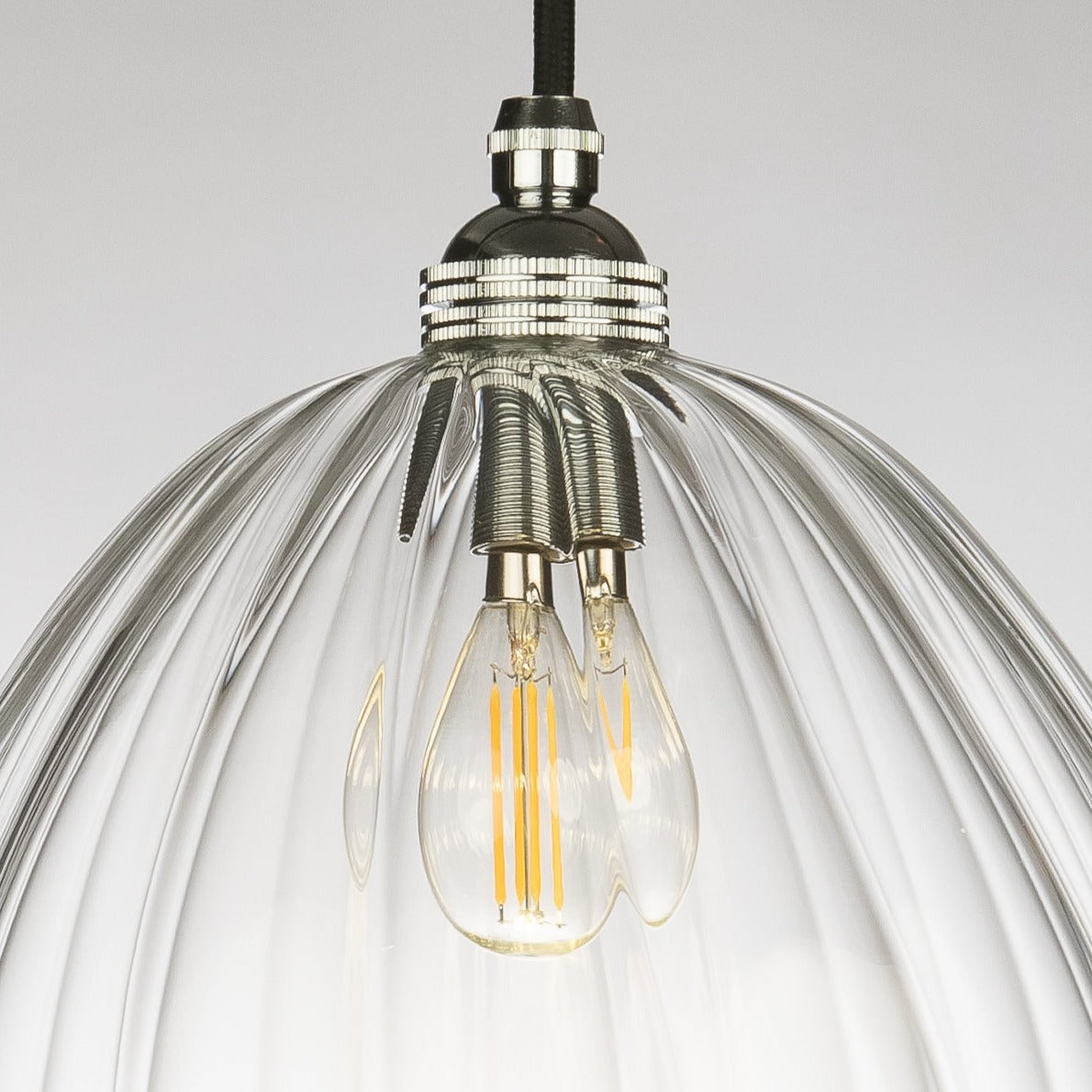 Adrian Clear Glass Pendant Lamp