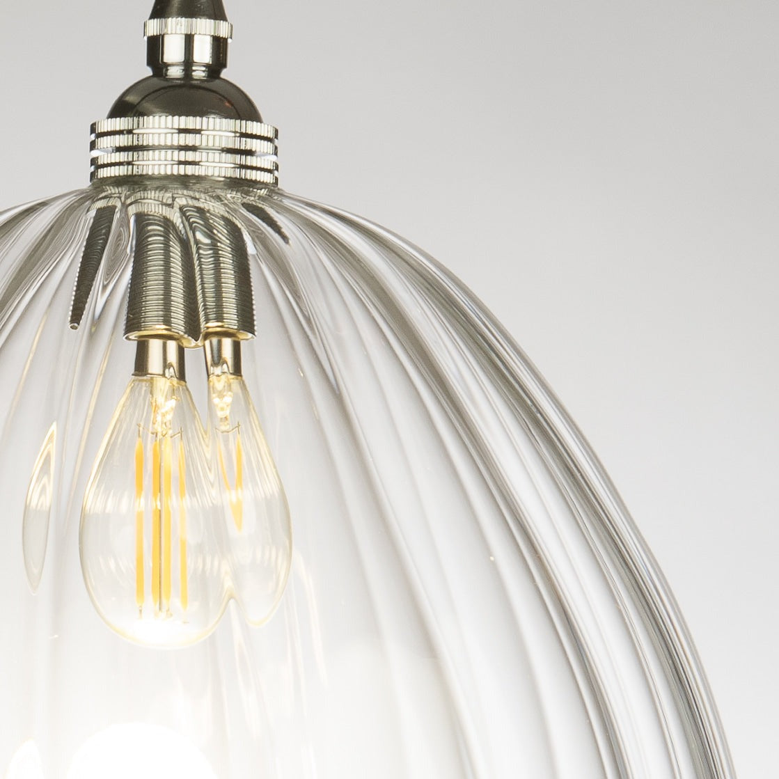Adrian Clear Glass Pendant Lamp