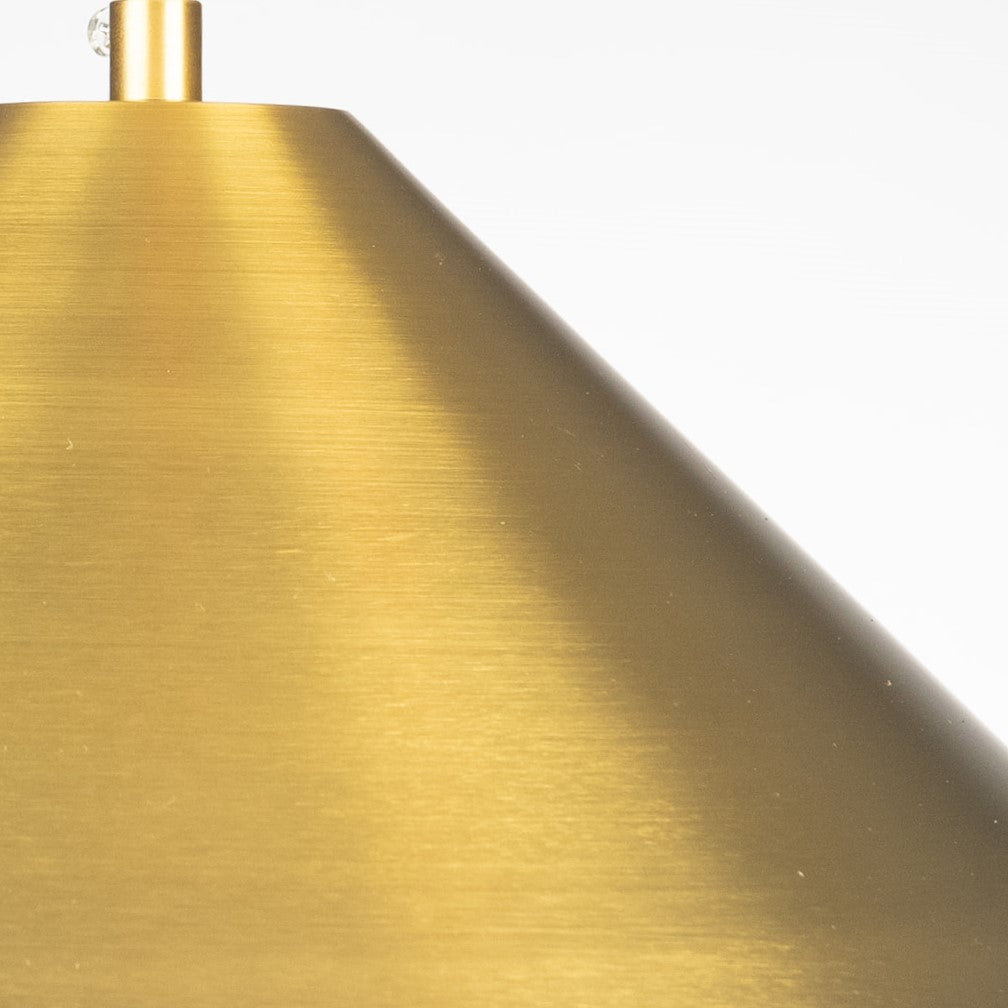 Daly Brass Cone Pendant Lamp