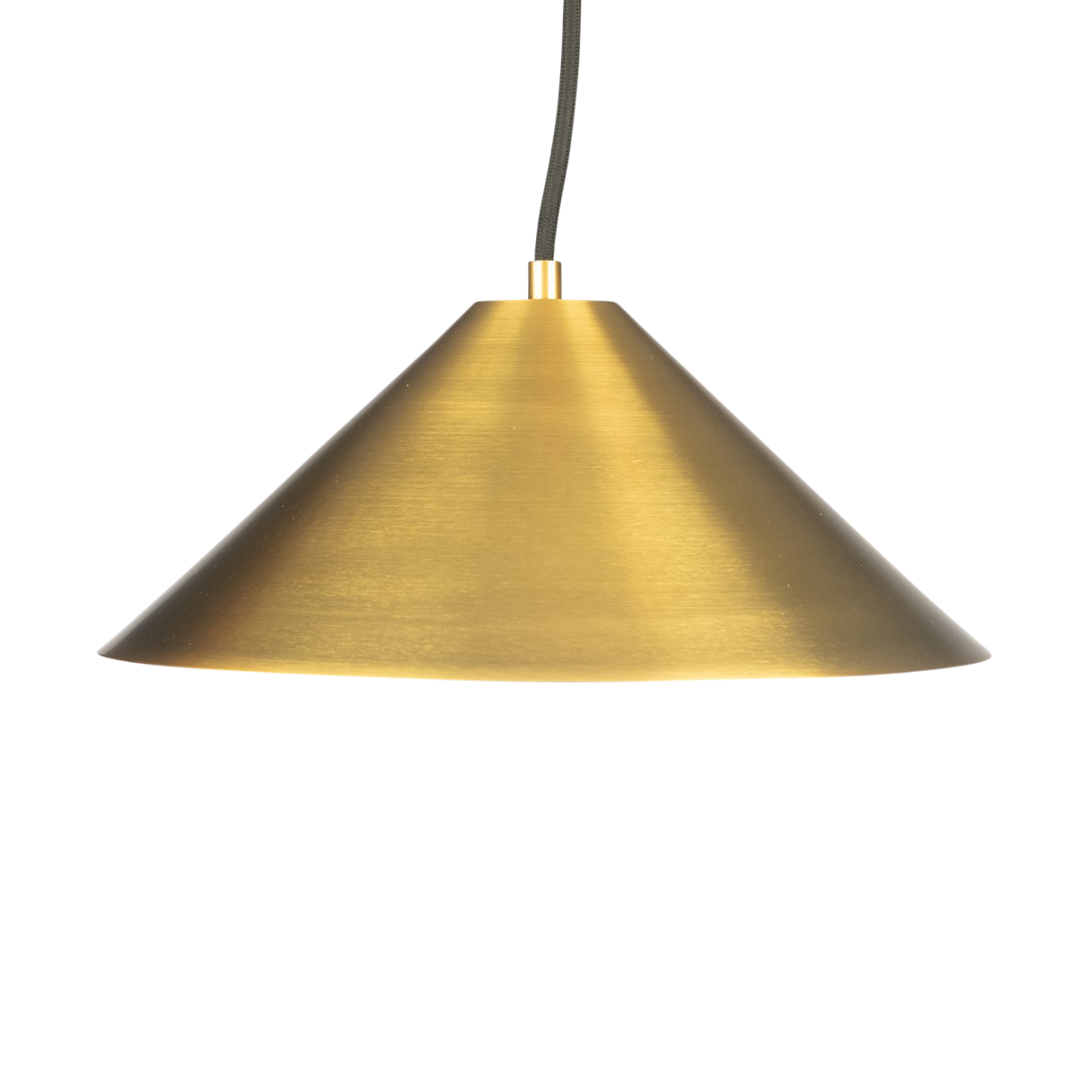 Daly Brass Cone Pendant Lamp