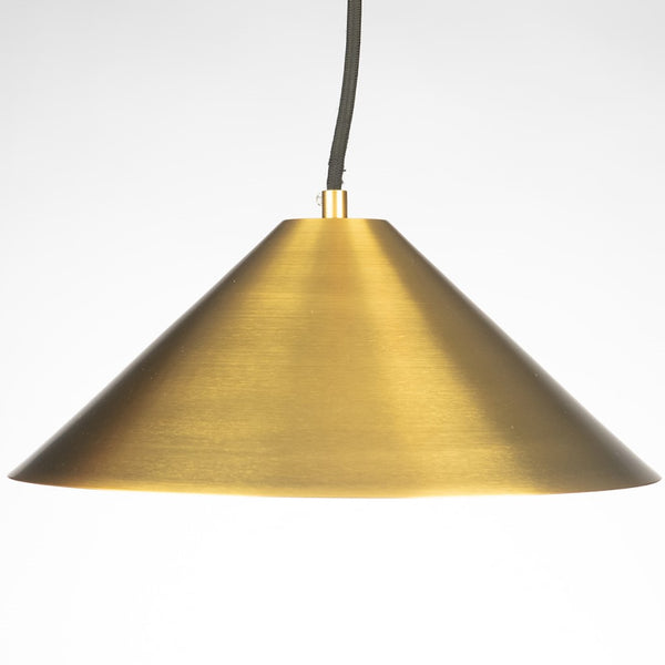 Daly Brass Cone Pendant Lamp