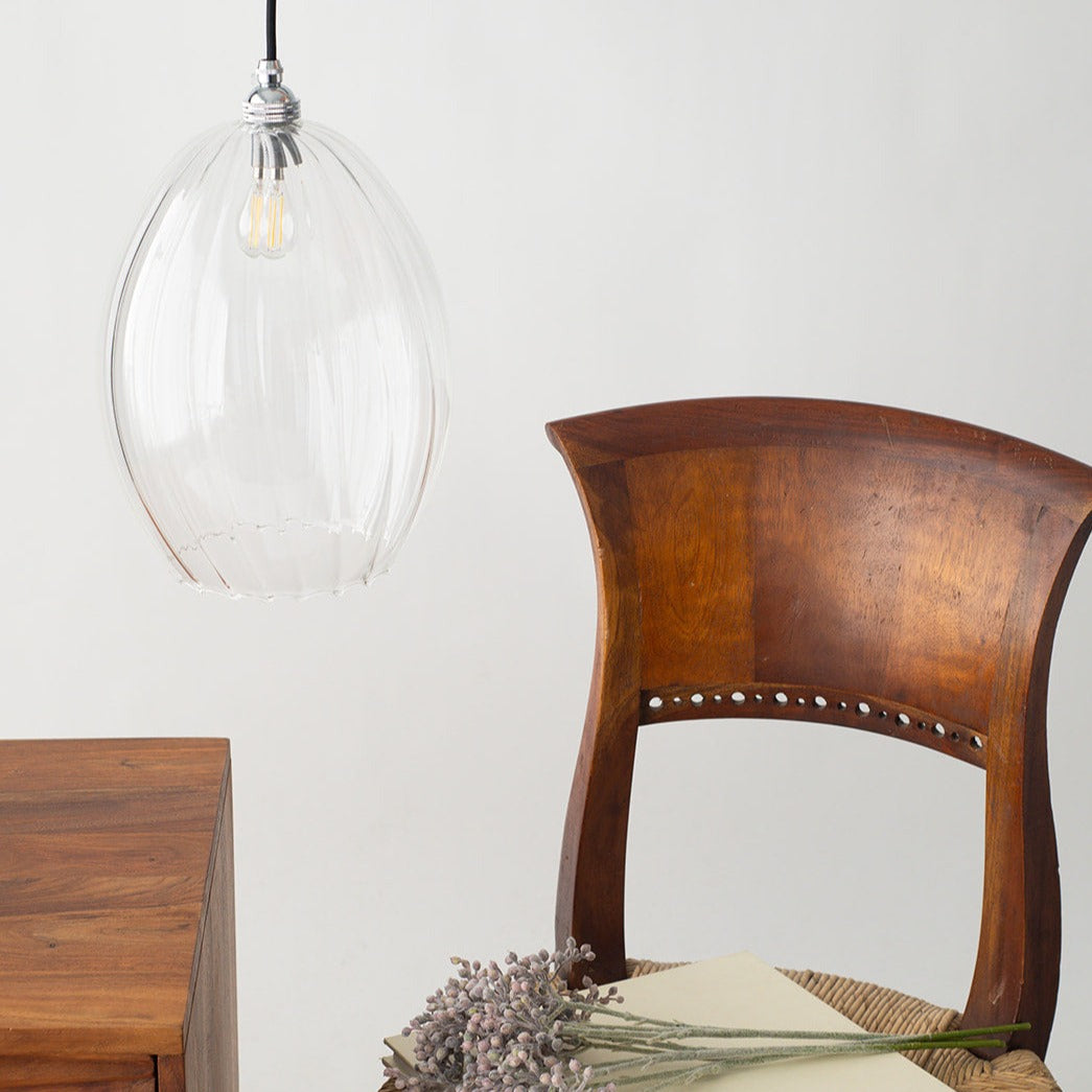 Adrian Clear Glass Pendant Lamp