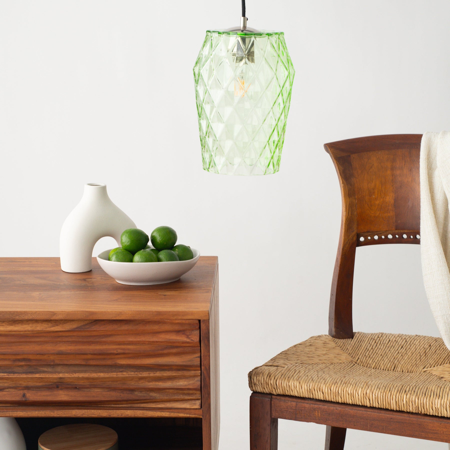 Krustallos '273' Pale Green Pendant Lamp