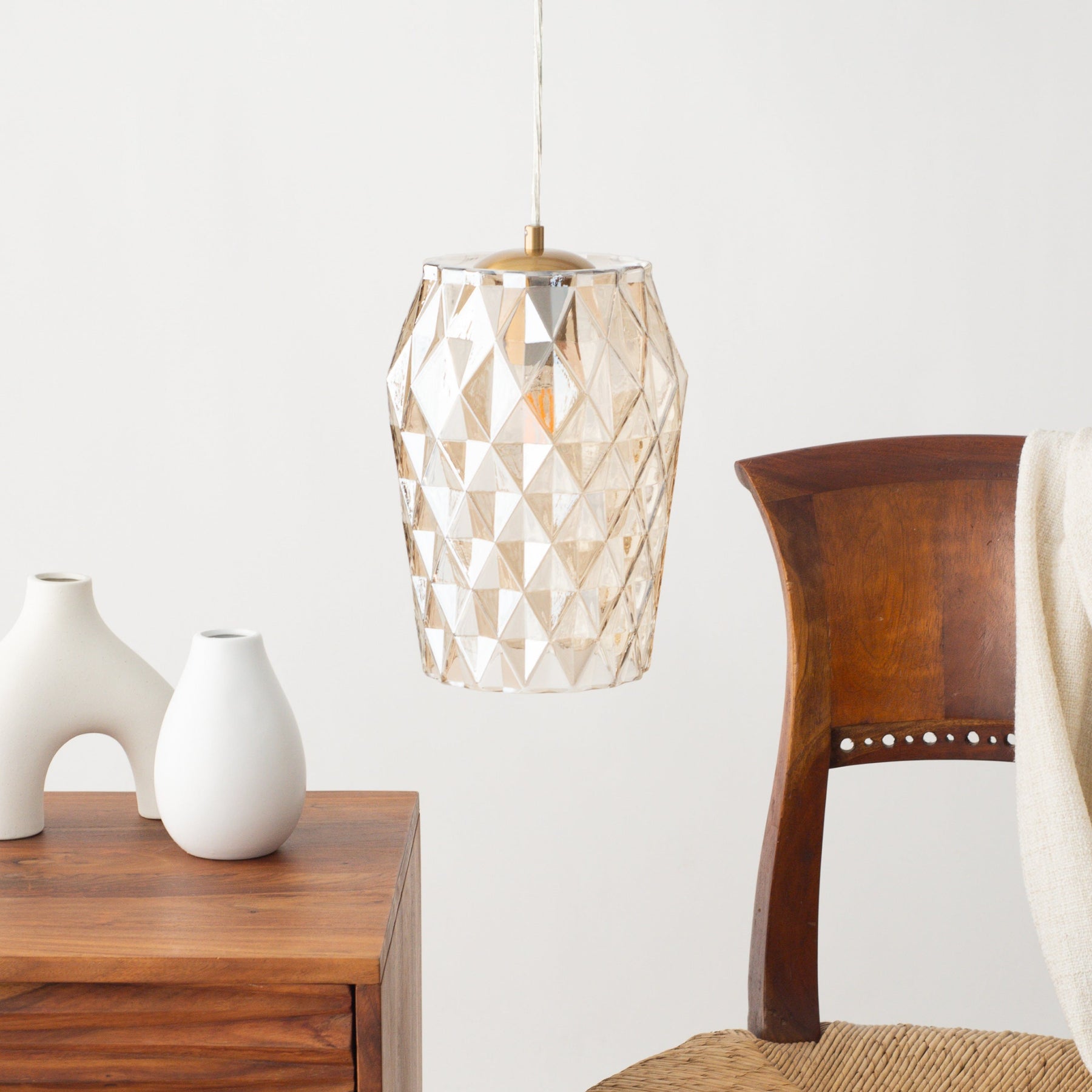 Krustallos '273' Pendant Champagne