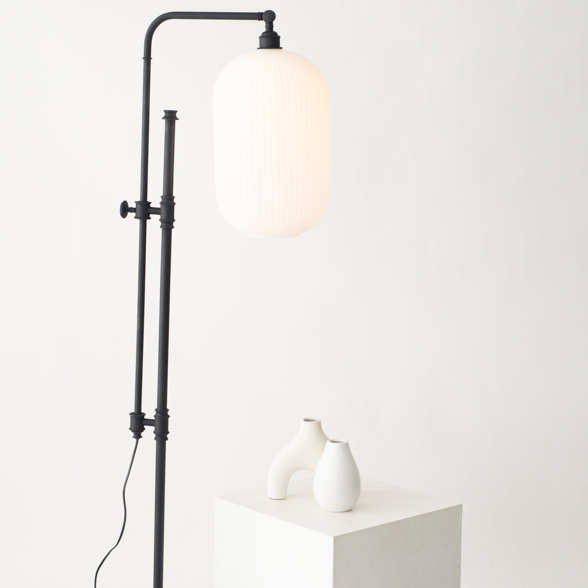 James Articulating Vintage Floor Lamp