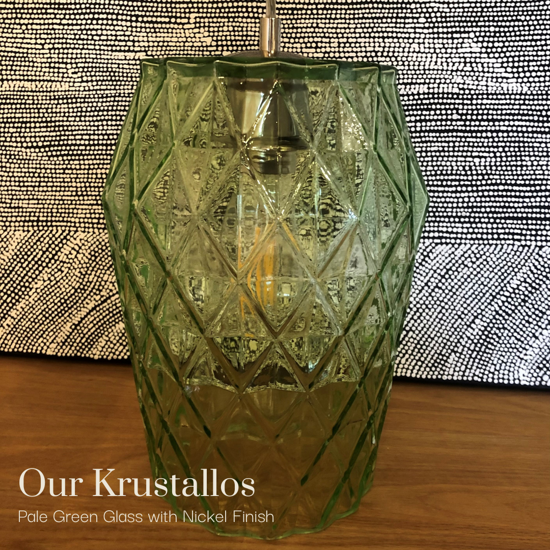 Krustallos '273' Pale Green Pendant Lamp