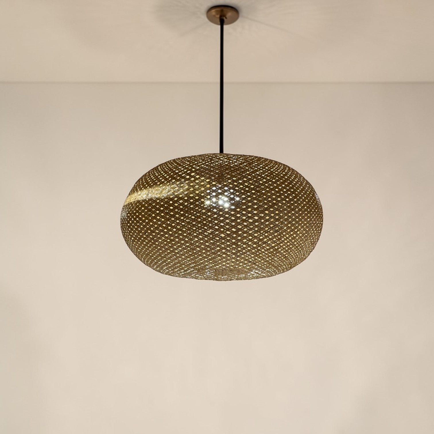 Lada Rattan Hanging Lamp
