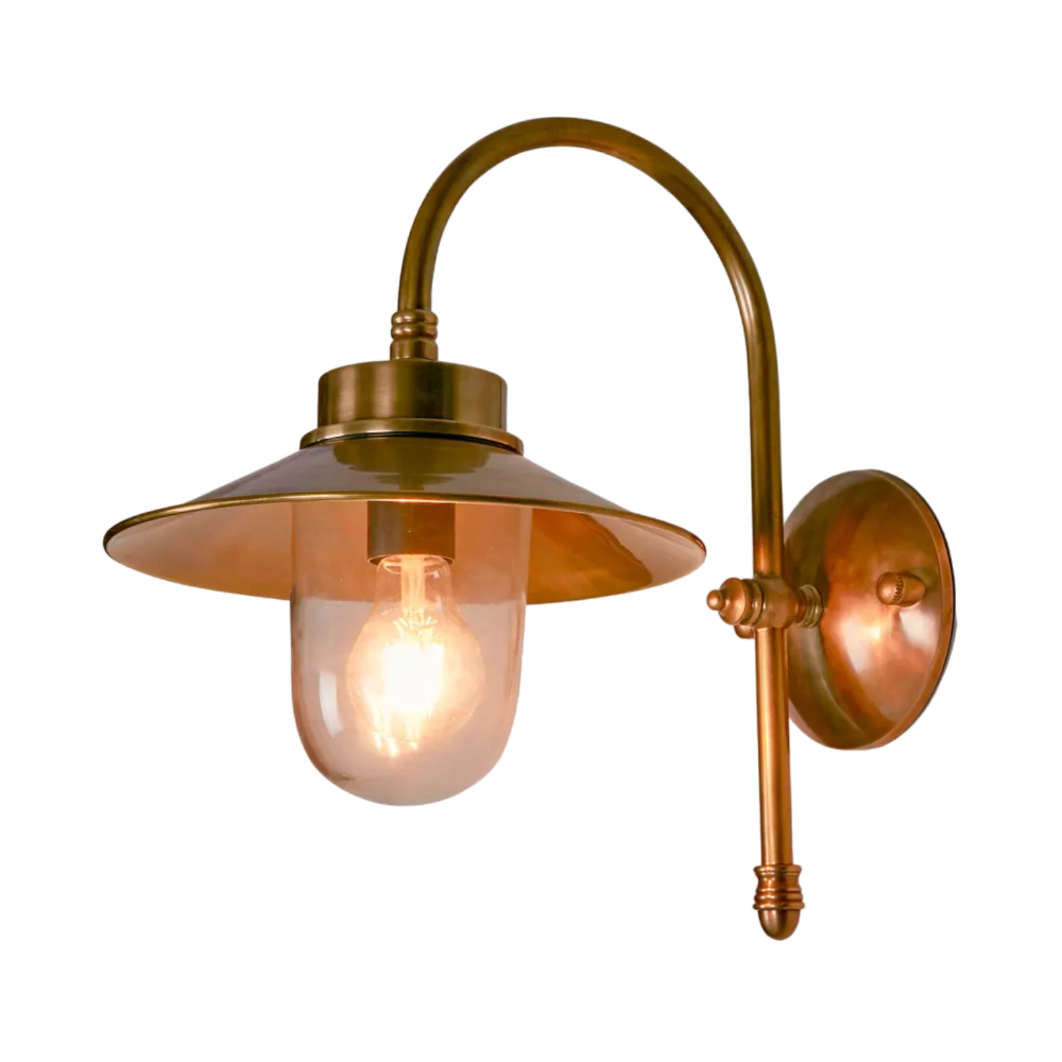 Legacy Outdoor Wall Light Antique Brass