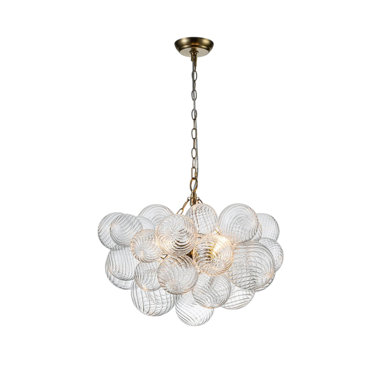 Leonora Murano Glass Ball Bubbles Chandelier - 6 lights
