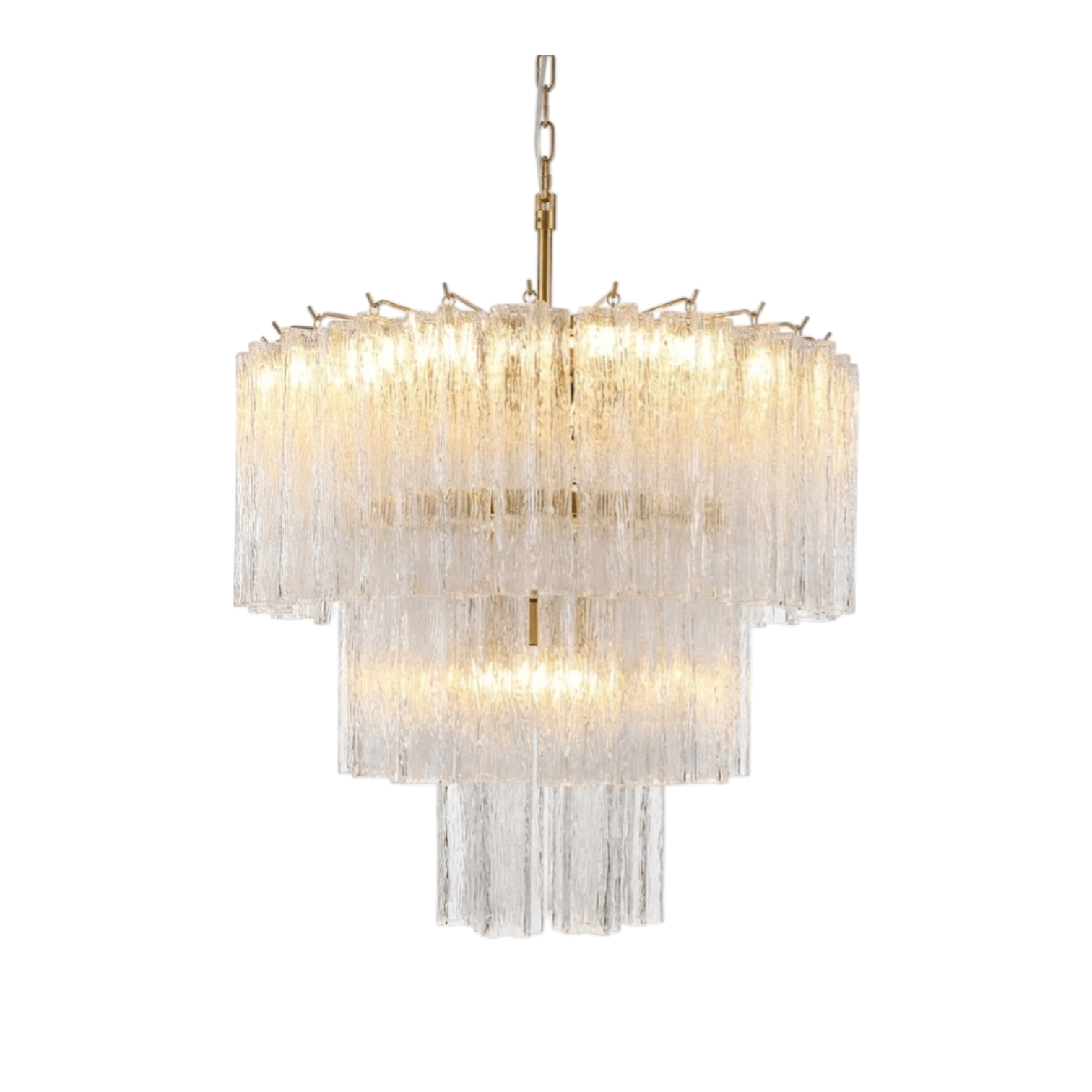 Lia Murano Glacier Tier Chandelier