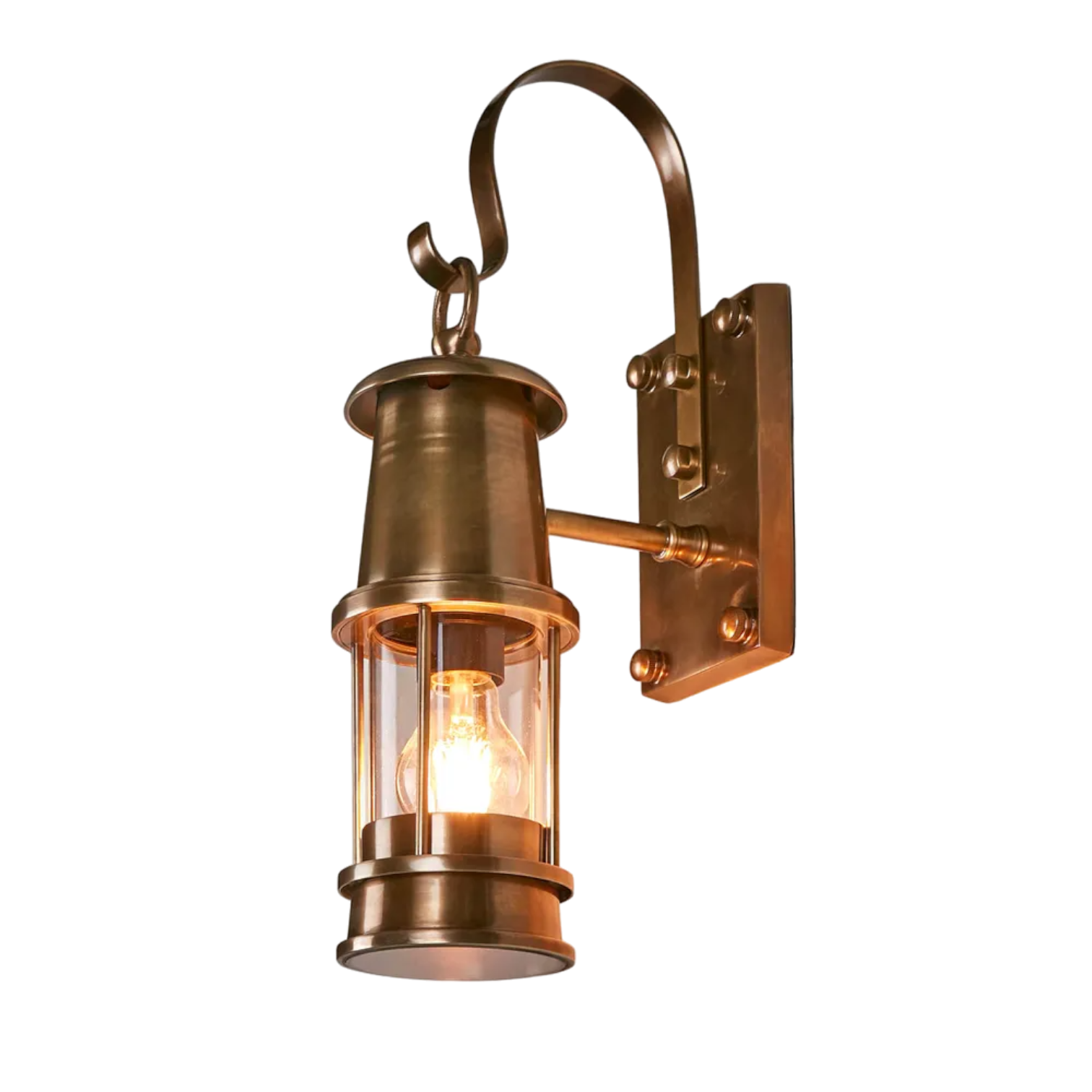 Liberty Outdoor Wall Light Antique Brass
