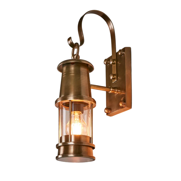 Liberty Outdoor Wall Light Antique Brass (SKU ELPIM51296AB)