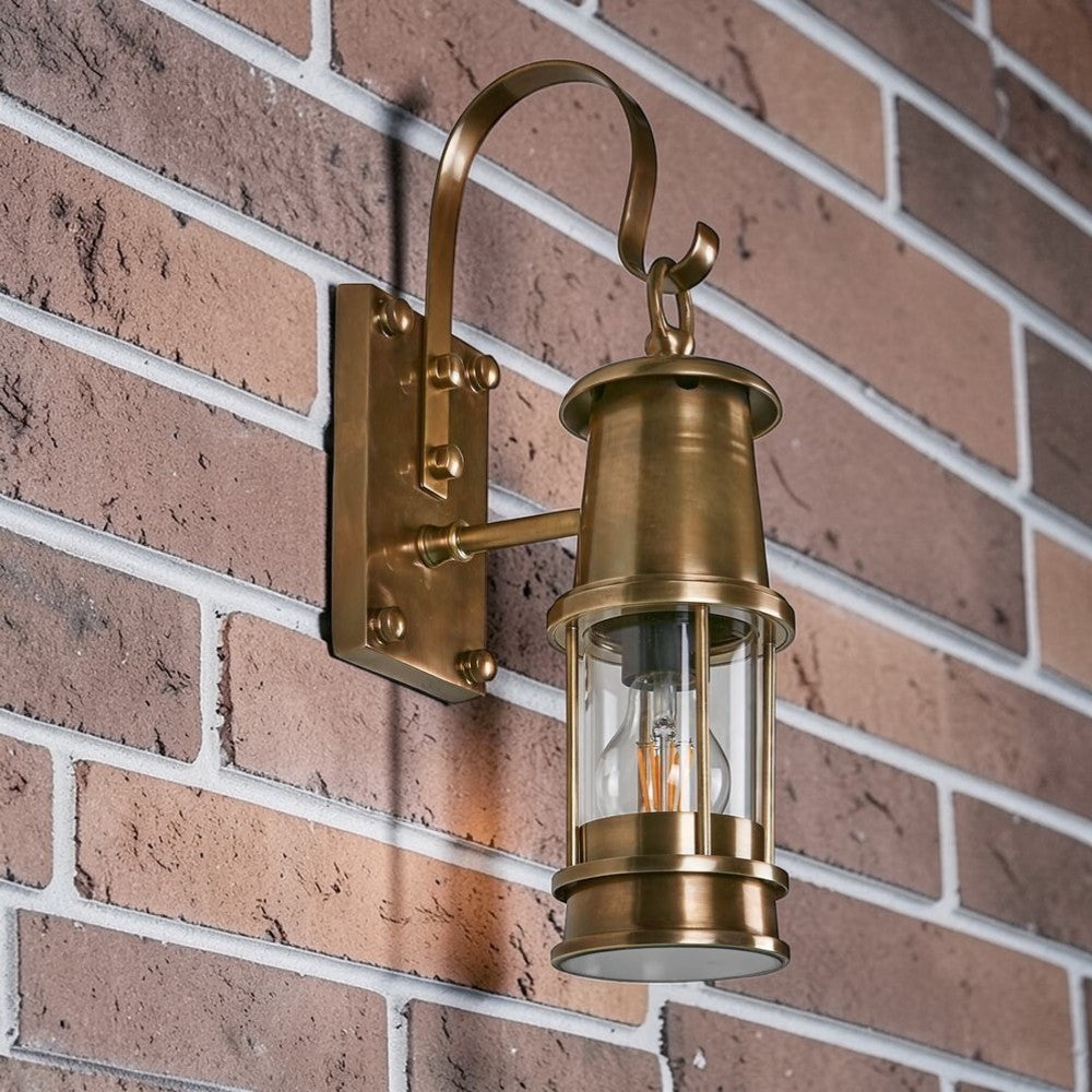 Liberty Outdoor Wall Light Antique Brass