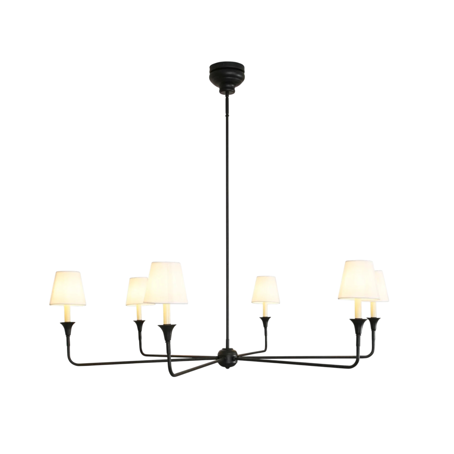 Luca 6 lamp chandelier