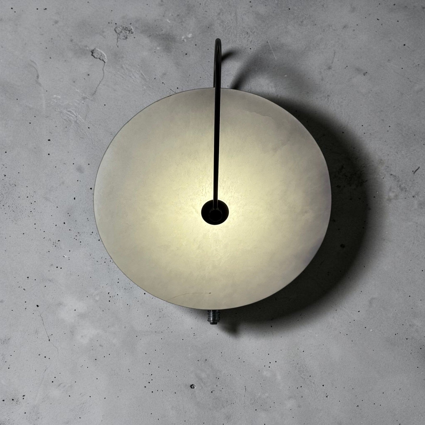 Lumio Alabaster LED Plug-In Wall Lamp - Medium