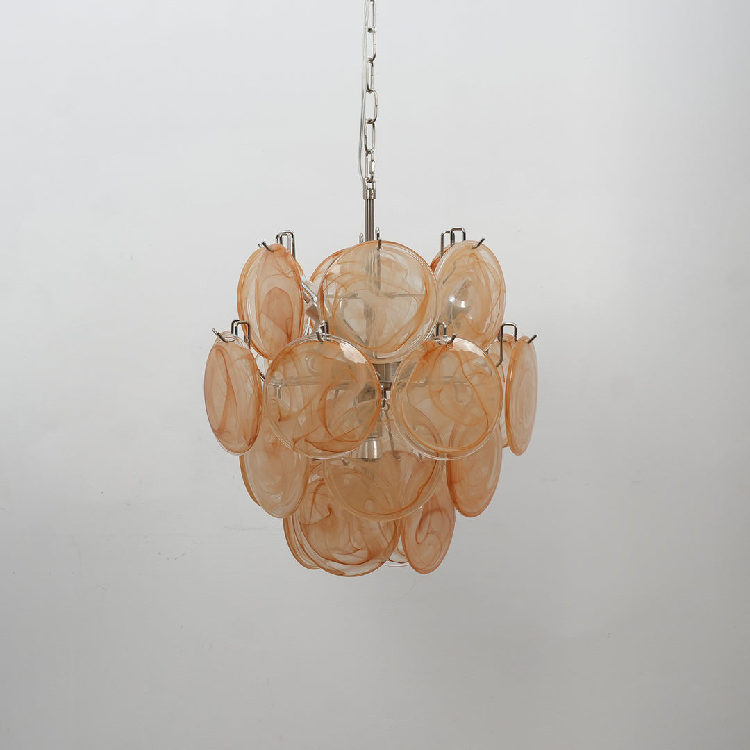 Lyla Jane Disc Murano Chandelier