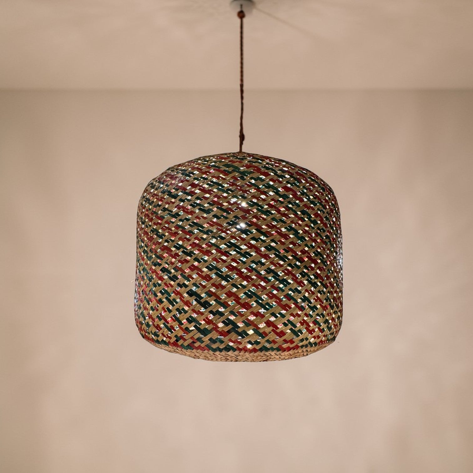 Madan Rattan Hanging Lamp