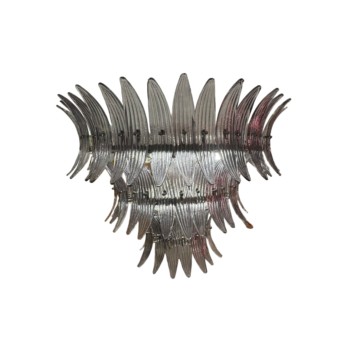 Marta Murano Palmette Chandelier 3 layer