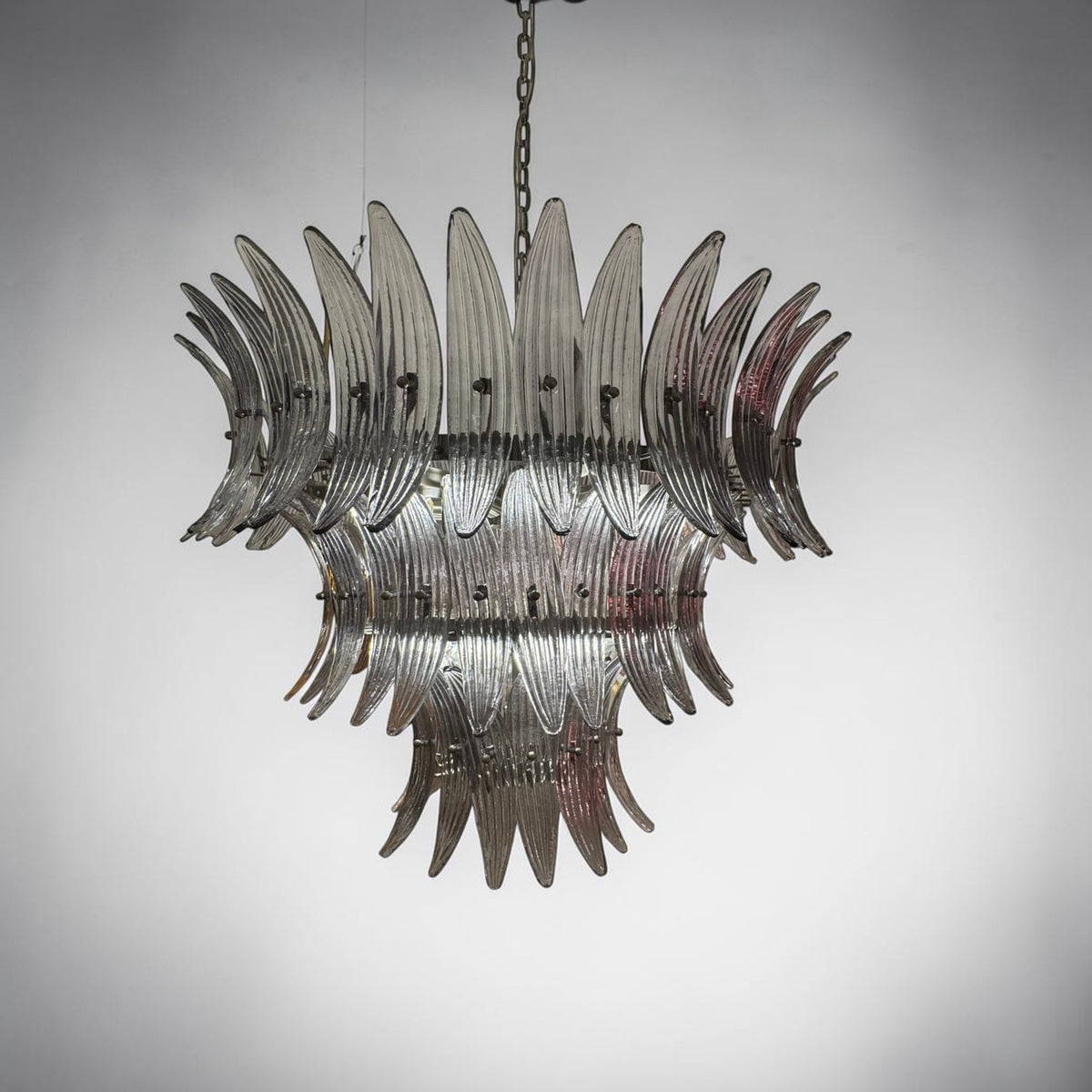 Marta Murano Palmette Chandelier 3 layer