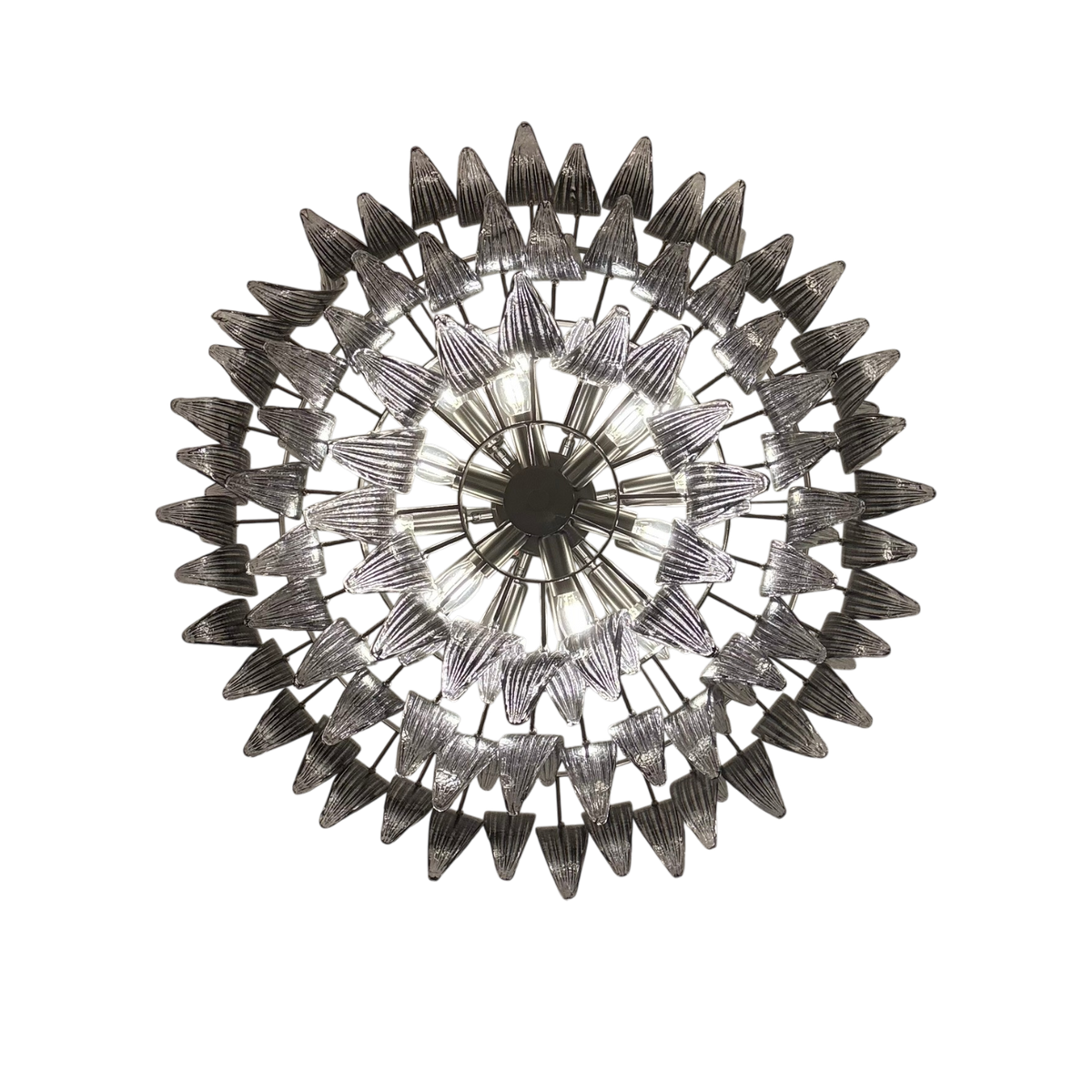 Marta Murano Palmette Chandelier 3 layer