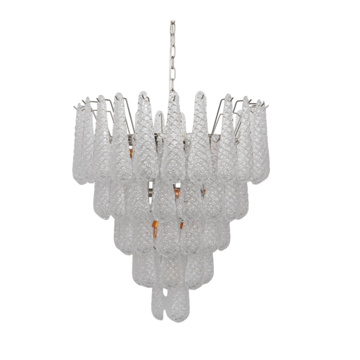 Mirabella Murano Glass Droplet Chandelier - 5 layer