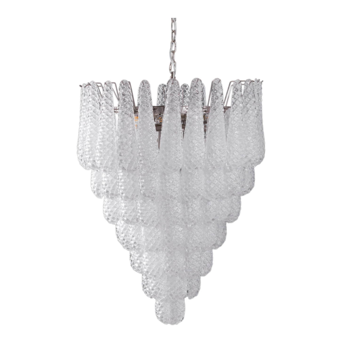 Mirabella Murano Glass Droplet Chandelier - 7 layer