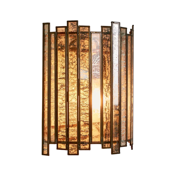 Monroe Half Round Wall Light Antique Copper (SKU ELJE13801)