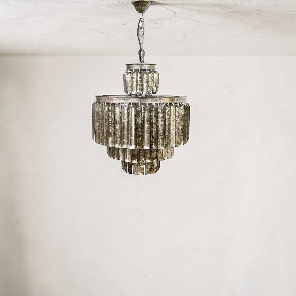 Montana Chandelier in Silver ELZRD600011BSS