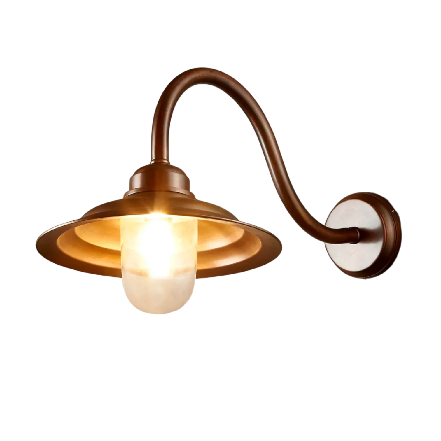 Monteray Outdoor Wall Light Dark Brass