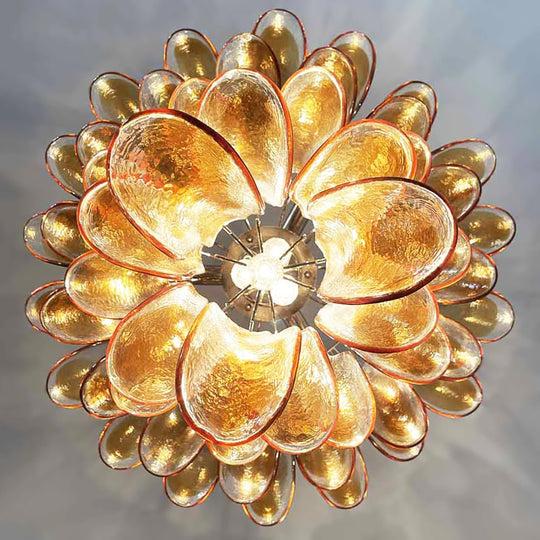 Lauretta Murano Glass Petals Chandelier
