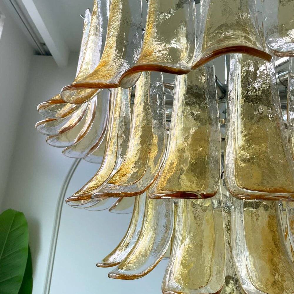 Lauretta Murano Glass Petals Chandelier