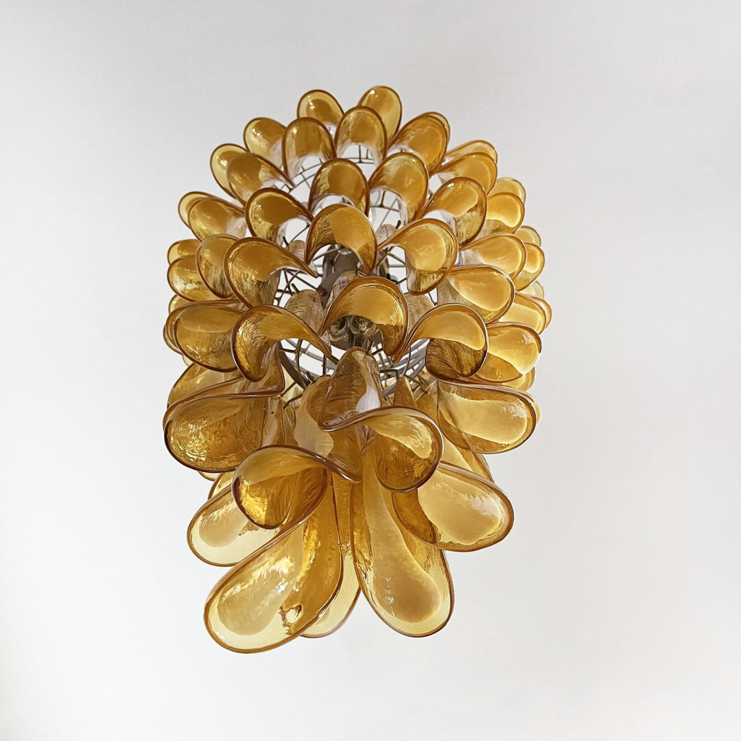 Daniella Murano Petals Spiral Chandelier