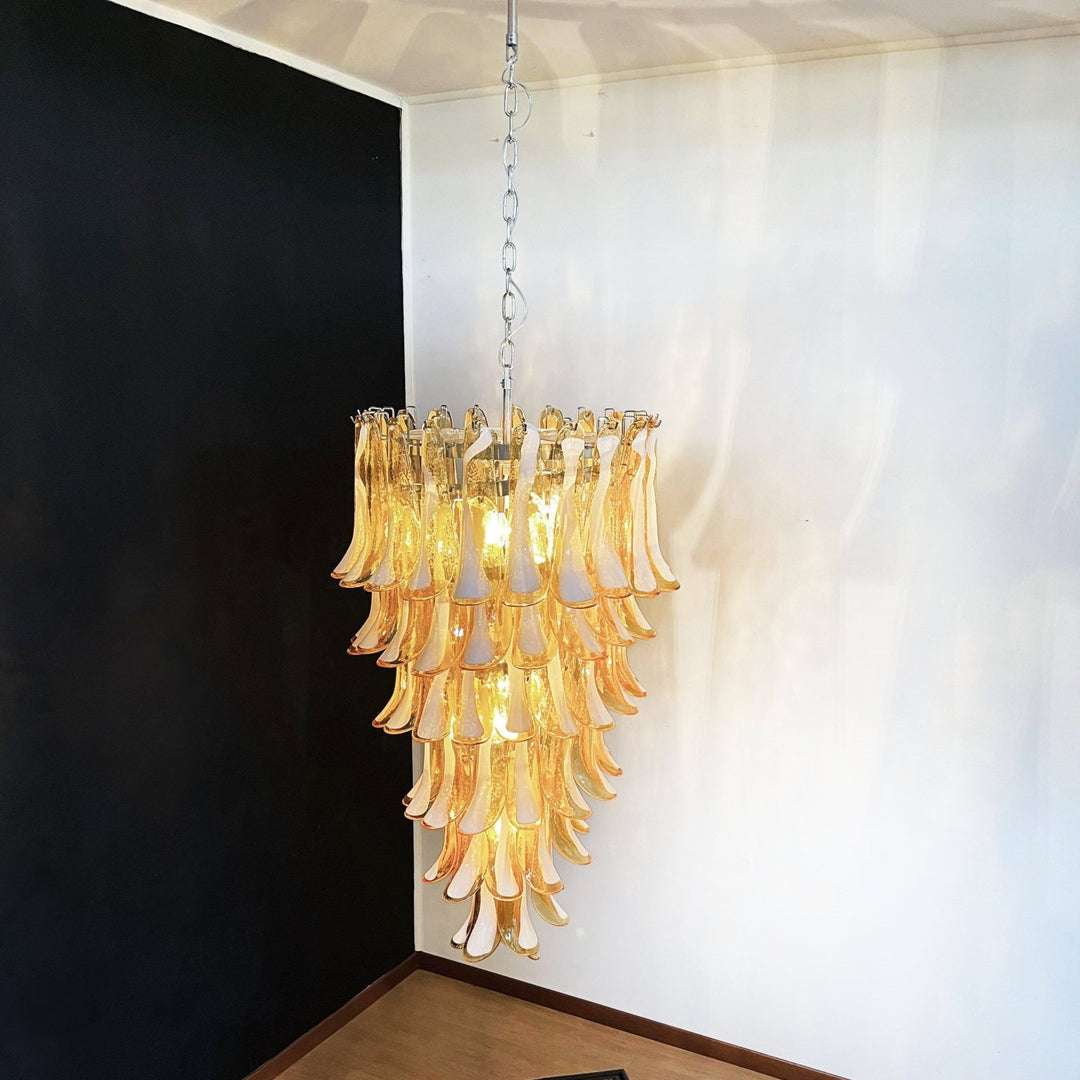 Daniella Murano Petals Spiral Chandelier