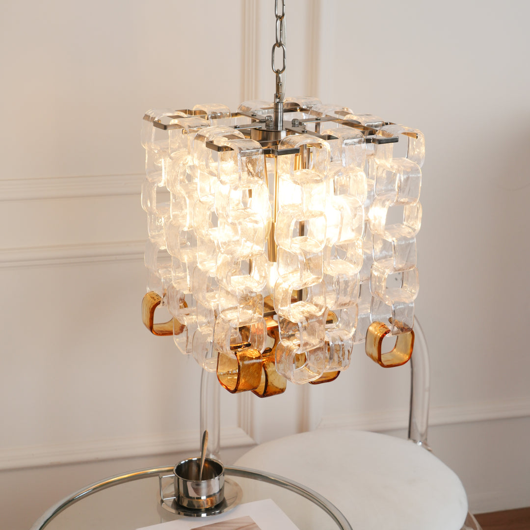 Dominica Murano Poliarte Interlocking Chandelier